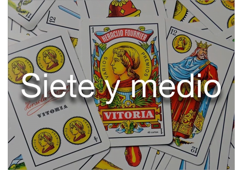 Juego de cartas Siete y Medio